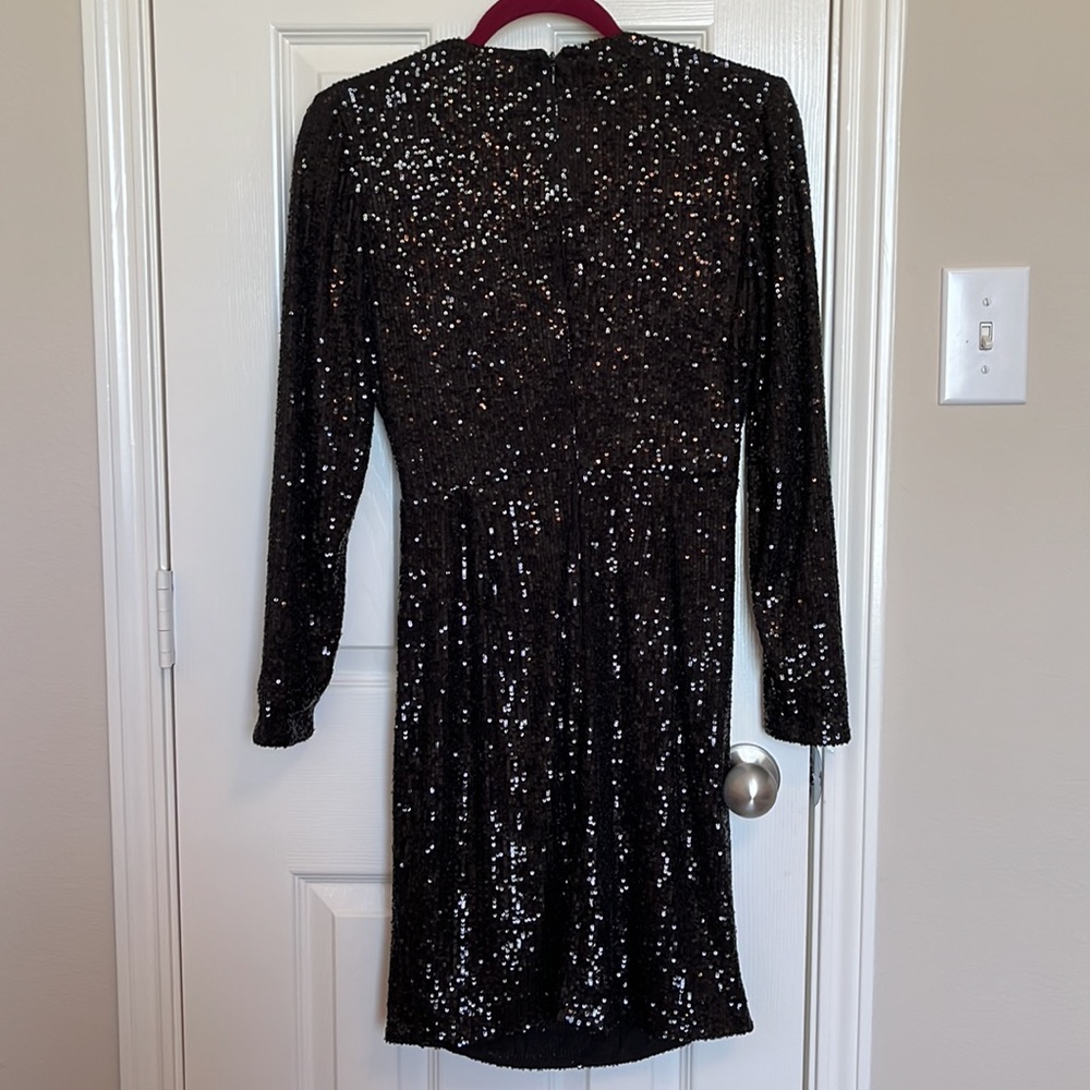 Badgley Mischka Belle Sequin Dress - Picture 6 of 8